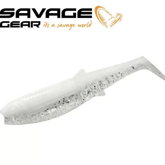 SG Cannibal Shad 12.5cm White Flash 1kom